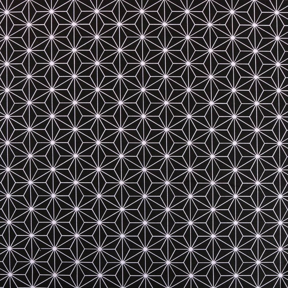 Cretonne asanoha noir Casual