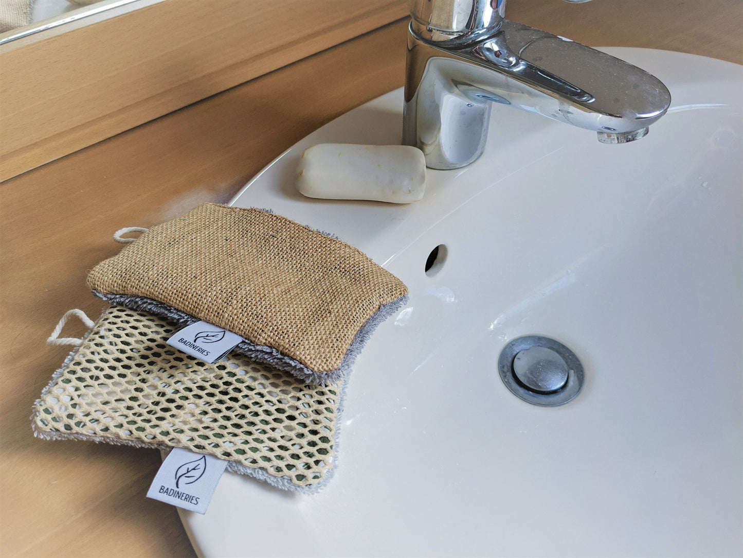 Eponges à récurer plates lavables, durables et réutilisables